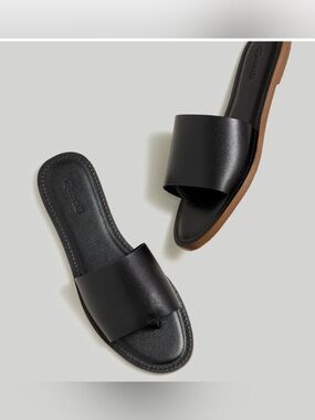 Madewell black sandals 9